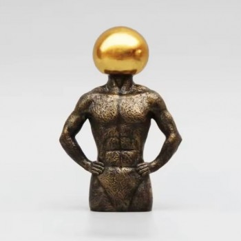 تحفه شخصية رجل القوي فن نحت التشكيلي-6165