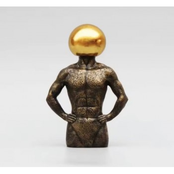 تحفه شخصية رجل القوي فن نحت التشكيلي-6165