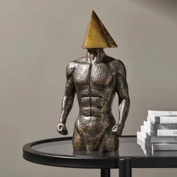 تحفه شخصية الرجل القوي فن نحت التشكيلي-L6164