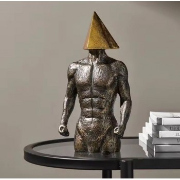 تحفه شخصية الرجل القوي فن نحت التشكيلي-L6164