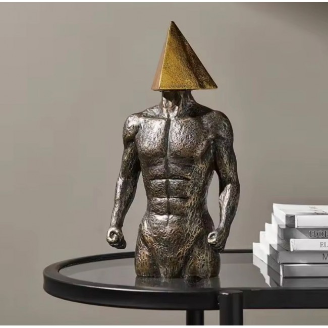 تحفه شخصية الرجل القوي فن نحت التشكيلي-L6164