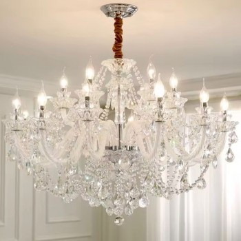 ثريا مضيئه سقفيه ملكي كريستال على نمط الاروبي-5372