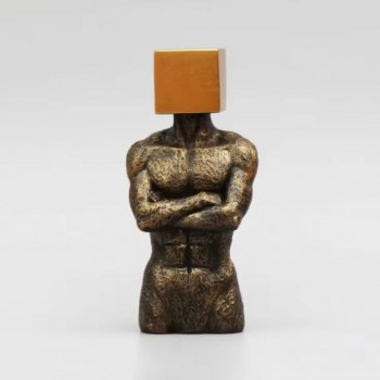 تحفه شخصية الرجل القوي فن نحت التشكيلي -L6166