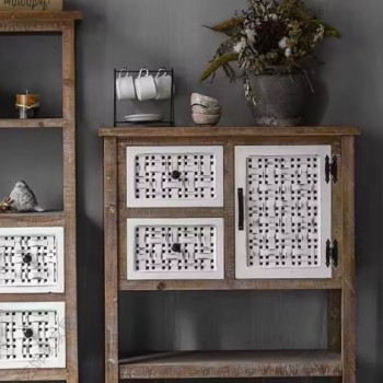 كونسول جداري  خشب طبيعي منحوت يدويا بتصميم اوربي -2299