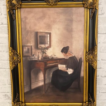 لوحه جداري مطبوع كانفس اطار خشبي -6657