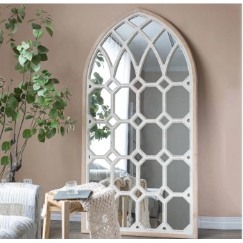 0603 مرايا جداري ديكور مودرن خشب ابيض معتق ارتفاع 180cm 0603 مرايا جداري ديكور مودرن خشب ابيض معتق ارتفاع 180cm