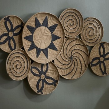 ديكور جداري بتصميم دوائر معدن -5462