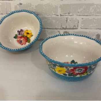 صحن عميق سيراميك بتصميم فينتج -L6297