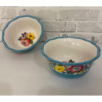 صحن عميق سيراميك بتصميم فينتج -L6297