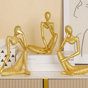 تحفه مكتبيه ذهبيه معبره متوفره 3 اشكال -6169