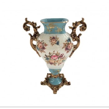 فازه سيراميك فاخره على الطراز الاروبي -6257 فازه سيراميك فاخره على الطراز الاروبي -6257