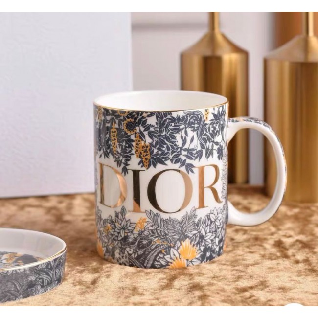 طقم حمام ديور سيراميك مع كوبين قهوه فاخر 5قطع -5827