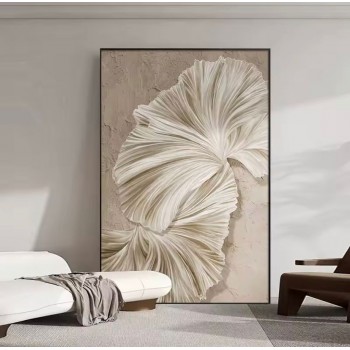 لوحه جداريه 3d كالنفس باطار خشبي اسود -L6935