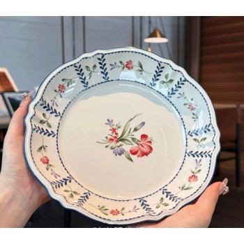 صحن سيراميك مورد على الطراز الفرنسي-6295