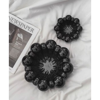 صحن تقديم  سيراميك مزخرف بتصميم كلاسيكي اوربي متوفر الحجمين- L6288