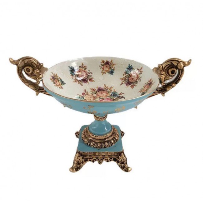 صحن تقديم سيراميك فاخر على الطراز الاروبي -L6251