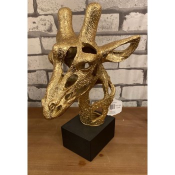 تحفه ديكور زرافه من الراتنج مثالي للمكتب -L6176