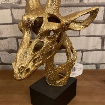 تحفه ديكور زرافه من الراتنج مثالي للمكتب -L6176