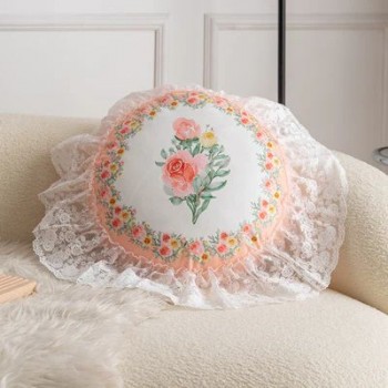 خداديه  قطن باطراف دانتيل بتصميم ريفي انيق L3356