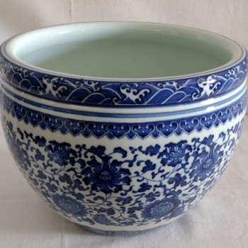 فازه مجوفه على نمط اليباني بنقوش الزهور الجميله من السراميك L3061 فازه مجوفه على نمط اليباني بنقوش الزهور الجميله من السراميك L3061