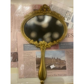 مرايا يد فخمه كلاسيكيه مذهبه معدنيه L3139 مرايا يد فخمه كلاسيكيه مذهبه معدنيه L3139