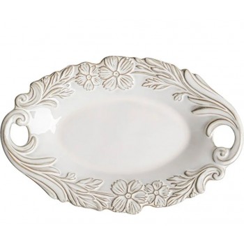 صحن طعام ملكيه عتيقه منقوشه بالزهور من السراميك على طراز الاروبي-L3310 صحن طعام ملكيه عتيقه منقوشه بالزهور من السراميك على طراز الاروبي-L3310