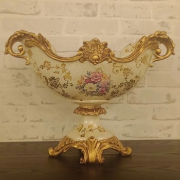 صحن تقديم سيراميك بتصميم فكتوريا فاخر -L5977