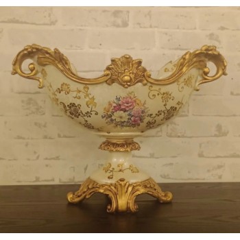 صحن تقديم سيراميك بتصميم فكتوريا فاخر -L5977