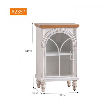 درج جداري مصنوع الخشب والزجاج فنتيج ستايل