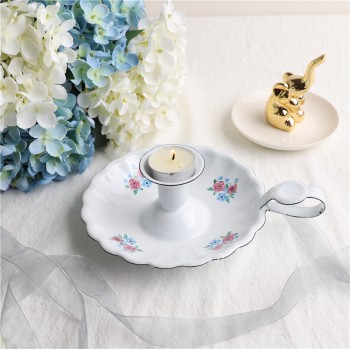 شمعدان صحن معدني شابي شيك