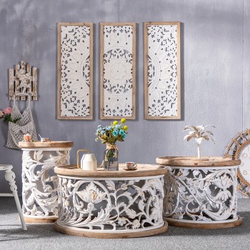 طاولات وسط مصنوعه من الخشب الطبيعي طاولات وسط مصنوعه من الخشب الطبيعي