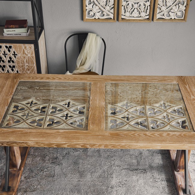 طاولة سفره بني