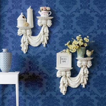 رف جداري فايبر شابي شيك مقاس 40cm*45cm