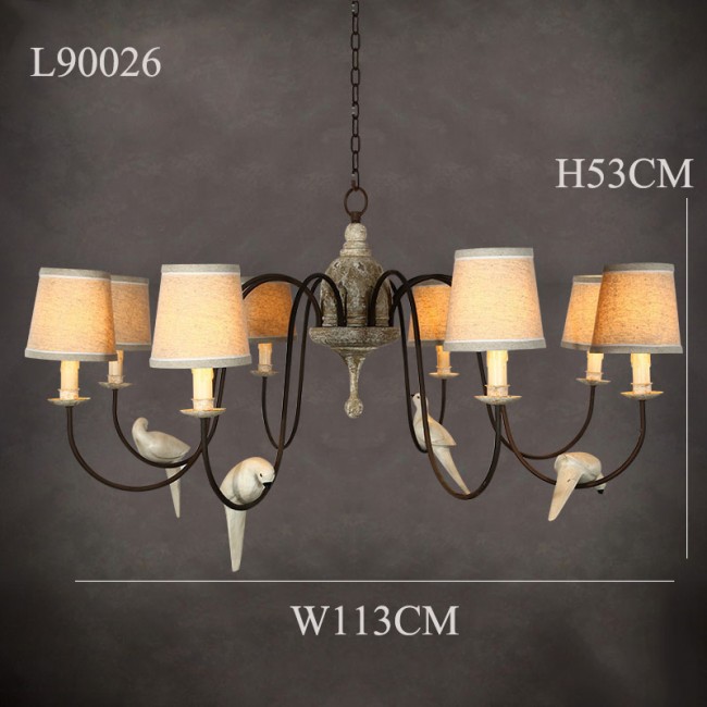 ثريا مصنوعه من الخشب الطبيعي والمعدن L90026 ثريا مصنوعه من الخشب الطبيعي والمعدن L90026