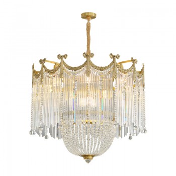 ثريا رويال مصنوعه من النحاس والكريستال L90084