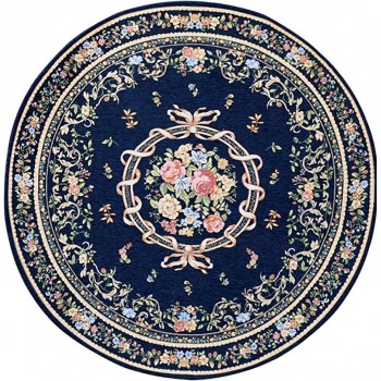 سجاد فاخر طبقتين ريفي دائري متوفر الحجمين 