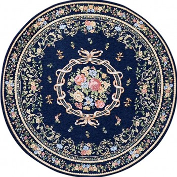 سجاد فاخر طبقتين ريفي دائري متوفر الحجمين 