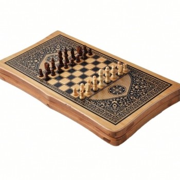شطرنج خشب فنتيج ستايل مقاس 45cm