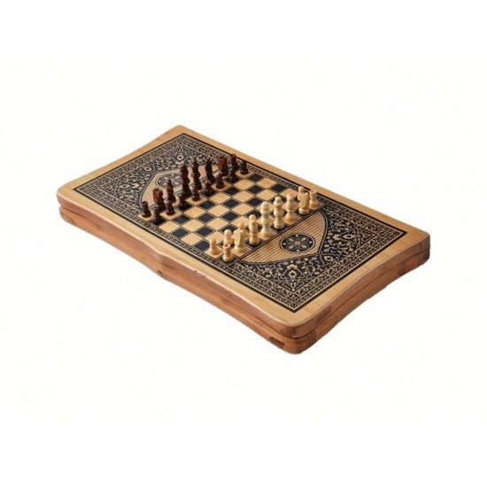 شطرنج خشب فنتيج ستايل مقاس 45cm