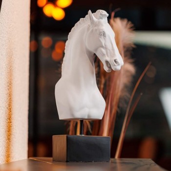 تحفة سيراميك راس خيل ارتفاع 40cm 