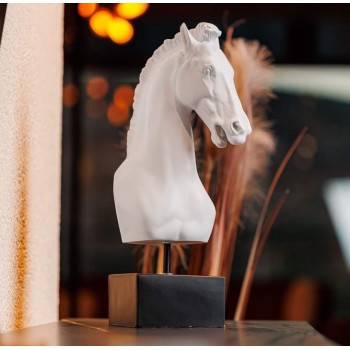 تحفة سيراميك راس خيل ارتفاع 40cm تحفة سيراميك راس خيل ارتفاع 40cm