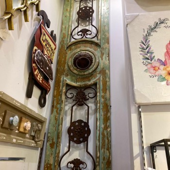 لوحة جدارية خشب طبيعي مطعمه بالمعدن شابي شيك لوحة جدارية خشب طبيعي مطعمه بالمعدن شابي شيك