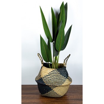 سلة مصنوعه من الخوص الطبيعي ارتفاع 45cm سلة مصنوعه من الخوص الطبيعي ارتفاع 45cm