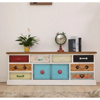 طاولة تلفزيون خشب فنتيج ستايل طاولة تلفزيون خشب فنتيج ستايل