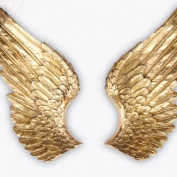 اجنحه سيراميك جداريه ذهبي