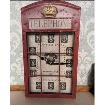 ساعة حائط معدنيه بتصميم انجليزي فنتيج ستايل 100cm ساعة حائط معدنيه بتصميم انجليزي فنتيج ستايل 100cm