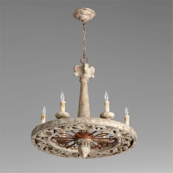 ثريا خشب طبيعي مطعم بالمعدن المشغول يدويا ثريا خشب طبيعي مطعم بالمعدن المشغول يدويا