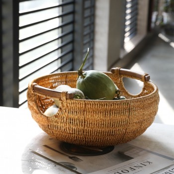 جاط مصنوع من الخوص الطبيعي حجم كبير جاط مصنوع من الخوص الطبيعي حجم كبير