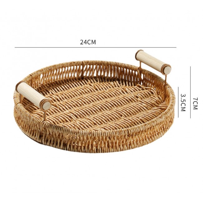 صواني ريفيه من الخوص الطبيعي مدور متوفر بثلاث مقاسات صواني ريفيه من الخوص الطبيعي مدور متوفر بثلاث مقاسات