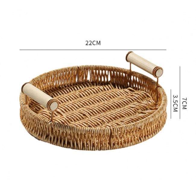 صواني ريفيه من الخوص الطبيعي مدور متوفر بثلاث مقاسات صواني ريفيه من الخوص الطبيعي مدور متوفر بثلاث مقاسات